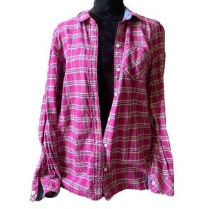 eddie bauer pink flannel